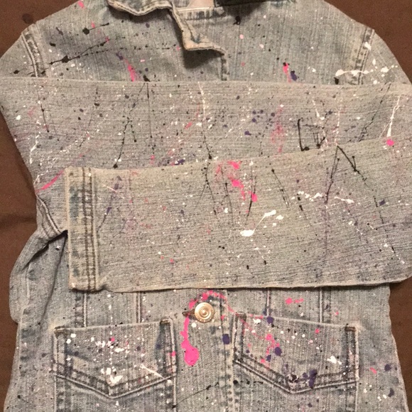 Handpainted Denim Jacket - Picture 5 of 8